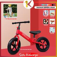 Gambar SK-M341 Mainan Anak Sepeda Balance Bike Tanpa Pedal Anak Roda 2 - HITAM , 03 dari Satukeluarga undefined 1 Tokopedia