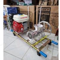 Gambar Mesin Giling Daging No32+Mesin Penggerak 160 Siap Pakai - Paket 1 dari PratamaDiesel_NEW undefined 2 Tokopedia