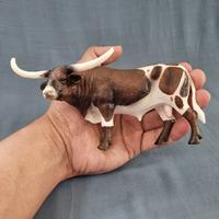 Gambar Figur Hewan Sapi banteng Texas Longhorn coklat Miniatur detail 16cm - Full Coklat dari ToMaCi Toko Mainan Ciputat undefined 5 Tokopedia