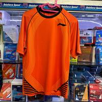 Gambar KAOS BADMINTON LINING TIMBUL ORIGINAL - M ORANGE dari SPORT CENTRAL undefined 1 Tokopedia