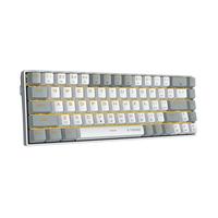 E-YOOSO / EYOOSO Z686 / Z-686 Mini 68% Monochrome Hotswap Mechanical Gaming Keyboard - White Blue Pink, Red Switch - foto 4