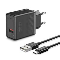 Gambar Charger Infinix Hot 8 Hot 9 Hot 10 Micro USB FAST Charging 18W QC3.0 - ADP 10W+KAB TPE dari ASTEROS OFFICIAL undefined 4 Tokopedia