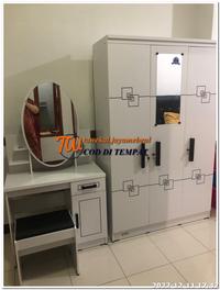 Gambar PAKET EKONOMIS PAKET LENGKAP LEMARI PINTU 3 DAN MEJA RIAS MINIMALIS PINTU 2 DAN MEJA RIAS MINIMALIS VIRAL EKONOMIS MURAH - PINTU 2 + MR dari TAWEKAL JAYA MEBEUL undefined 3 Tokopedia