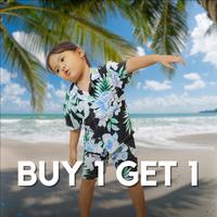 Gambar BUY 1 GET 1 FREE BAJU PANTAI DAN CELANA PANTAI 1 SET - hijau mint, XL dari kiddiesplashofficial undefined 1 Tokopedia