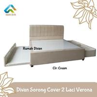 Gambar Divan Dipan Sorong Cover 2 Laci Uk.180*216 Sorong Uk. 100/120*200 dari Rumah Divan undefined 4 Tokopedia