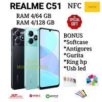 Gambar REALME C51 NFC  RAM 4/64 GB & RAM 4/128 GB GARANSI RESMI REALME - Hitam, 4/128 GB dari Mobileworld shop undefined 1 Tokopedia