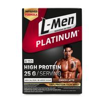 Gambar L-Men Platinum Choco Latte Box (6 Sch) - 25 gr Potein / Serving dari Nutrimart Store undefined 2 Tokopedia