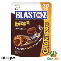 Gambar Wafer Roll Blastoz Bitez Chocolate Giant Pack isi 30 pcs Coklat Bite dari ceriamart888 undefined 1 Tokopedia