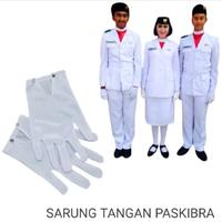 Gambar sarung tangan putih paskibra upacara bendera dewasa kancing full jari dari varian seller store undefined 1 Tokopedia