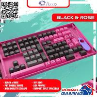 Gambar Keycap - Keycaps - Asa - Akko Black & Rose - Pbt Keycap Set - 197 Key dari asnahhh undefined 3 Tokopedia