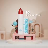 Gambar QL Cosmetic Shining Lipstick 10 Glamour Red - 4 Gram dari QL Cosmetic undefined 4 Tokopedia