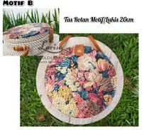 Gambar Tas Rotan Motif Lukis 20 cm dari Larisa Oleh2 Khas Bali undefined 2 Tokopedia