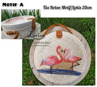 Gambar Tas Rotan Motif Lukis 20 cm dari Larisa Oleh2 Khas Bali undefined 1 Tokopedia