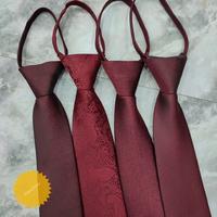 Gambar dasi instan merah maroon dasi deep maroon dasi formal pria maroon tua - M 09 dari mwidyan shop undefined 1 Tokopedia
