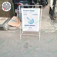 Gambar Papan Plang Nama Frame Besi Papan Plang Coffee Shop Papan Plang Kantor dari Zikry Abadi Teknik undefined 2 Tokopedia