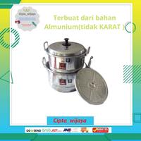 Gambar Panci Langseng Kukusan Dandang Ekonomi Aluminium 28 cm Muliya dari CIPTA WIJAYA undefined 3 Tokopedia