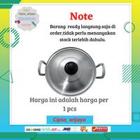 Gambar Panci Langseng Kukusan Dandang Ekonomi Aluminium 28 cm Muliya dari CIPTA WIJAYA undefined 5 Tokopedia