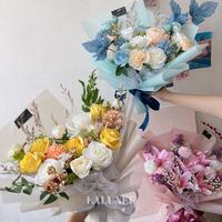 Gambar Artificial Flower Bouquet - Buket Bunga Palsu Ultah Anniversary dari LALUNEE FLOWER AND GIFT CORNER undefined 2 Tokopedia