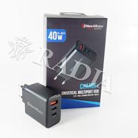 Gambar Hikaru Adaptor Charger Plus 3 Port USB-A Dual USB-C 40W PD QC3.0 dari RadjaHP undefined 1 Tokopedia
