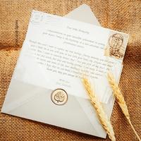 Gambar Amplop Kalkir dan Kartu ucapan vintage aesthetic dan wax seal - amplop+kartu, Kecil dari Henss Gallery undefined 1 Tokopedia