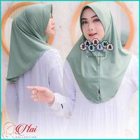 Gambar BERGO JERSEY OVAL /BERGO KENAN / bergo Oval M/Hijab SPORT/Jilbab Bergo - coklat pramuka dari sabrina hijab &amp; fashion undefined 1 Tokopedia