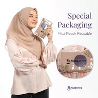 Gambar HIJABERIES Kerudung Segi Empat Jilbab Paris Jadul ELFINITY - Paris Ori - Oyster dari ELFINITY GALLERY undefined 4 Tokopedia