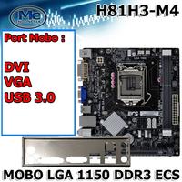 Gambar Mainboard Intel LGA 1150 H81H3-M3 ECS HDMI - H81M-DGS dari Mides Komputer undefined 3 Tokopedia