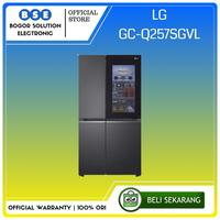 Gambar Kulkas Side by Side 694 Liter LG GC-Q257SGVL LG SBS Black Glass Door dari Bogor Solution Electronic undefined 1 Tokopedia