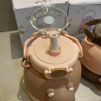 Gambar BoSheng Water Bottle Thermos Botol Minum Anak Stainless CuteBear 900ml - Putih dari d3sshop undefined 2 Tokopedia