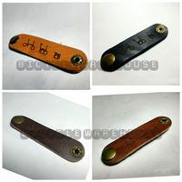 Gambar Aksesoris Sepeda Lipat Cable Tie Leather Klip Kulit Sapi Asli M22 - Cokelat Tan dari Bicycle warehouse shop undefined 3 Tokopedia