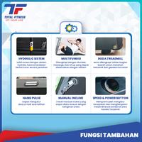 Gambar ORIGINAL Treadmill Elektrik TL 625 Total Fitness dari Gemilang Fitnes undefined 4 Tokopedia