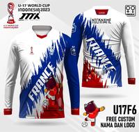 Gambar jersey prancis piala dunia u17 lengan panjang kaos bola piala dunia - Biru, XS dari jmxfactory undefined 2 Tokopedia