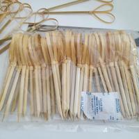 Gambar Tusuk Cocktail Pick Love Bamboo Skewer Kualitas Premium - 50 Pcs - 13 Cm dari Qistos Bamboo undefined 1 Tokopedia