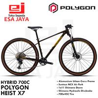 Gambar Polygon Heist X7 700C Sepeda Hybrid Urban Bike Brown Roda Outdoor - S dari Esa Jaya Official undefined 1 Tokopedia