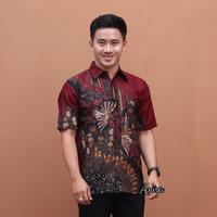 Gambar Kemeja Batik Pria dewasa lengan pendek - Lemah Teles, M dari Al - Rafaeyza Collection undefined 4 Tokopedia