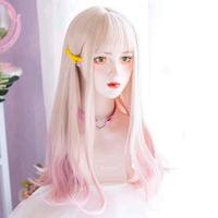 Gambar Wig Wanita Ombre Blonde Pink 55cm 10259 Wig Anime Wig Cosplay Original dari lookdeloops undefined 1 Tokopedia