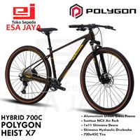 Gambar Polygon Heist X7 700C Sepeda Hybrid Urban Bike Brown Roda Outdoor - S dari Esa Jaya Official undefined 2 Tokopedia