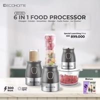 Gambar Ecohome Food Processor Blender Grinder Chopper 6 in 1 - Green dari One Point Plus undefined 3 Tokopedia