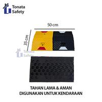 Gambar Rubber Speed Bump / Polisi Tidur Karet 50 x 35 x 5 / Speedbump - Tanpa Dynabolt dari Tonata Indonesia undefined 2 Tokopedia