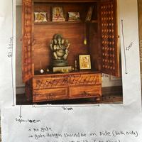 Gambar wooden temple for home dari PINARAX CUSTOM FURNITURE undefined 2 Tokopedia