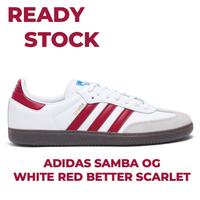 Gambar Sneakers Adidas Samba OG White Red Better Scarlet - 4 dari Sigma Kicks Sneakers Store undefined 1 Tokopedia