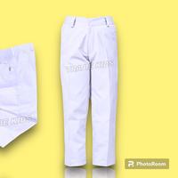Gambar celana putih sekolah MI MTS SMP SMA celana panjang putih SMP SMA SMK Seragam Hitam - CELANA PUTIH SMP/SMA, 27 dari Jafar karnaval undefined 2 Tokopedia