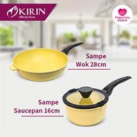 Gambar SPECIAL BUNDLING  KIRIN SAMPE SAUCEPAN 16 CM &  WOK  28 CM dari Kirin.indonesia undefined 1 Tokopedia