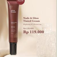 Gambar terra beaute  nude & Glow  tinted cream   Pelembab dari brushoptoserba undefined 1 Tokopedia