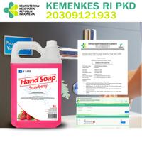 Gambar JKCARE Hand Soap Sabun Cuci Tangan 1 Liter Strawberry dari JKcare Official Store undefined 3 Tokopedia