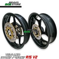 Gambar Velg axio R15 v2 dd tapak lebar double disc triple disc - Hitam dari Bos Bravo Store undefined 5 Tokopedia