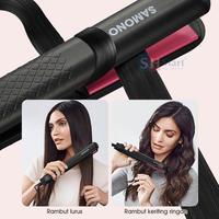 Gambar Samono 2In1 Catok Rambut Lurus dan Curly Plat Keramik SW-HS01 dari SHMART ELECTRONIC undefined 2 Tokopedia