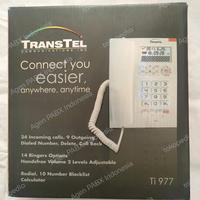 Gambar Telepon Analog Hotel & Kantor - Transtel Ti 977 Pesawat Telepon Murah - Putih dari Gemilang PABX CCTV undefined 5 Tokopedia