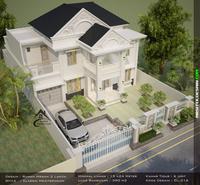 Gambar Desain rumah klasik mewah 2 lantai lebar 15 meter 6 kamar tidur cantik dari Arsitek desain rumah undefined 4 Tokopedia
