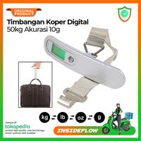 Gambar Timbangan Koper Digital Portable Scale 50kg Akurasi 10g - QCS-16 - 50kg Black dari insideflow id undefined 1 Tokopedia